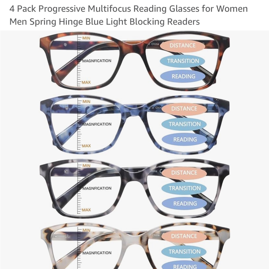 Multifocus Reading Glasses Set